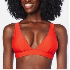 🆕 Bethenny swimwear V neck top Red  size 12
